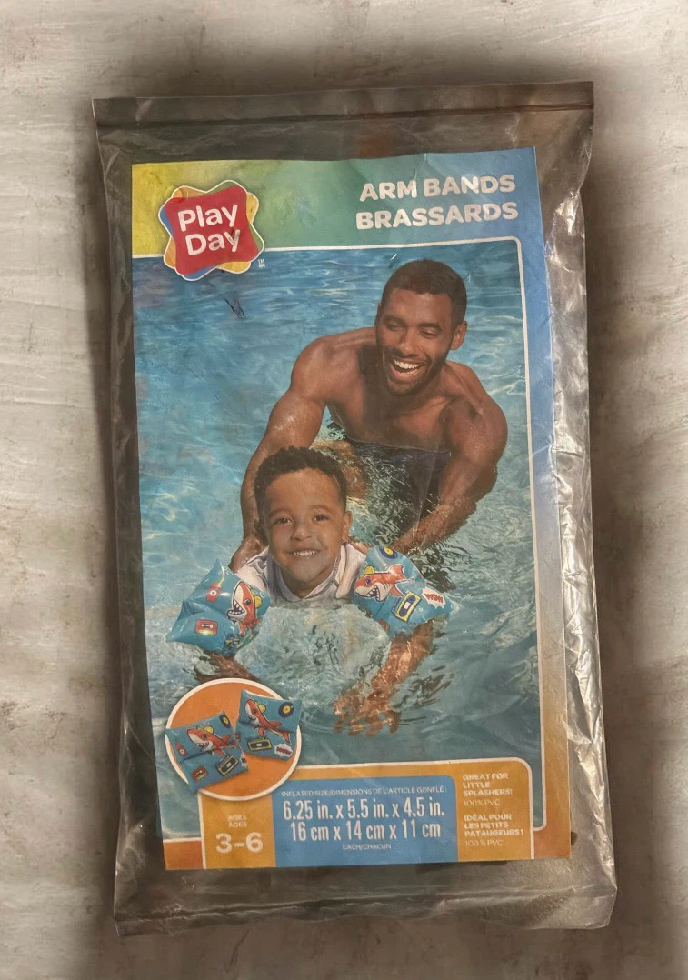 Pool Arm Bands 3-6 yo New