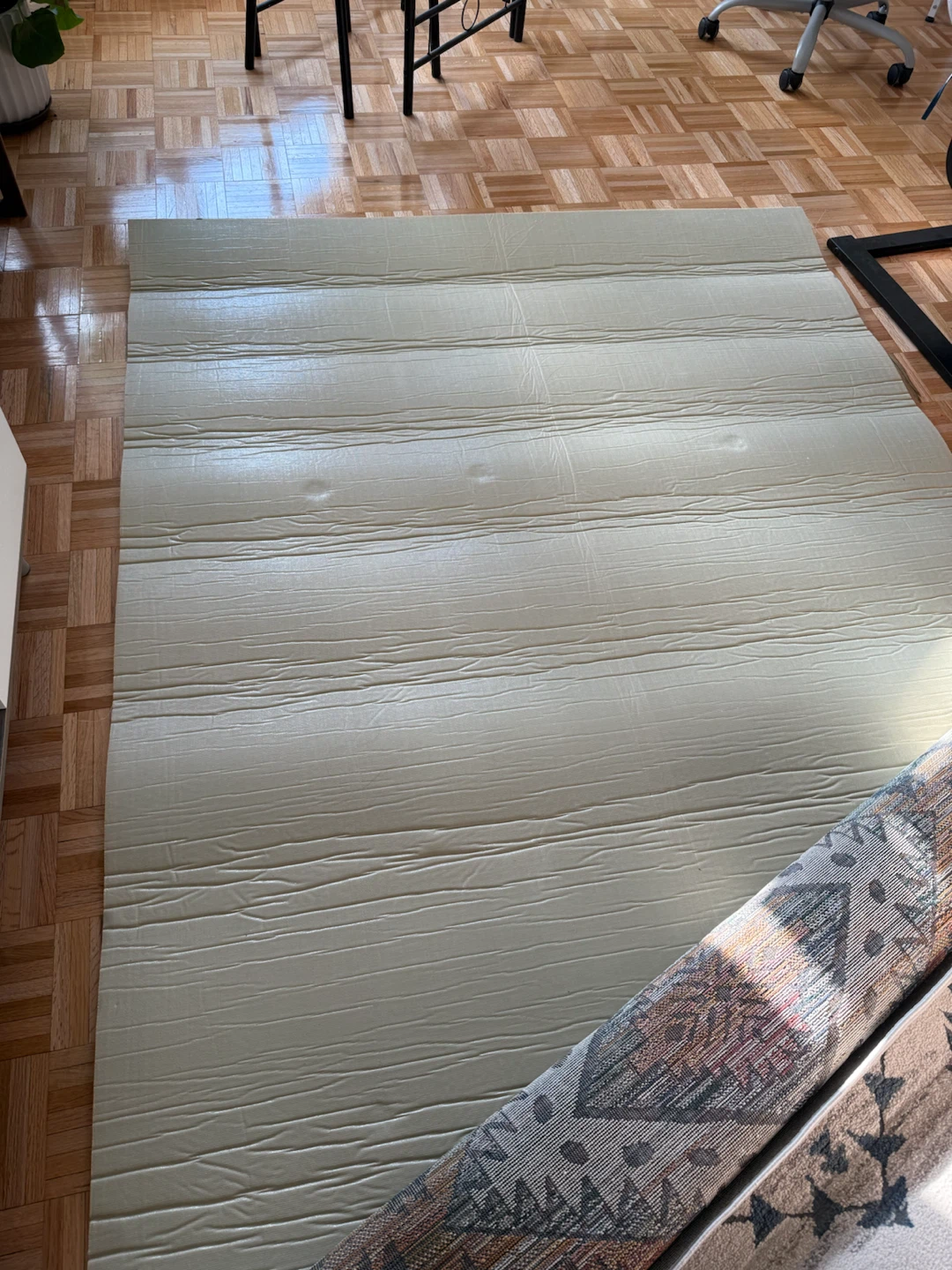 Boho Diamond Area Rug with non slip pad - photo 2