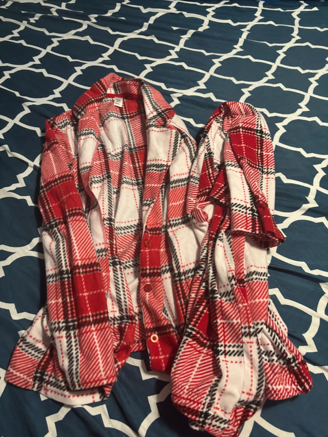 George Plaid Flannel Pajama Set - L/G
