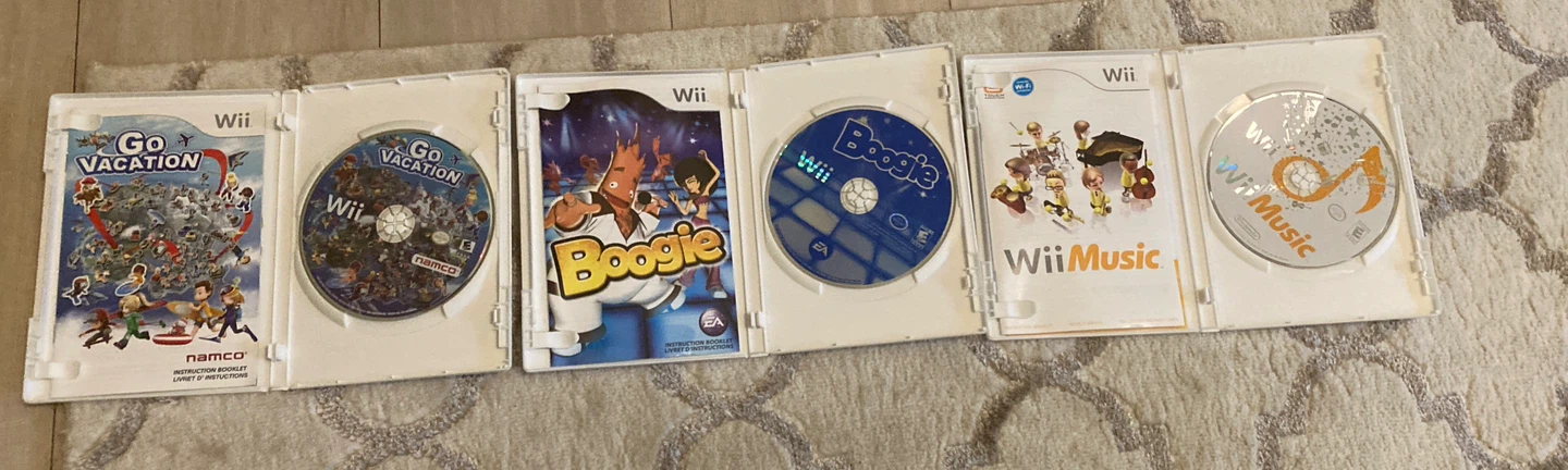 Nintendo Wii Games - Go Vacation, Boogie, Wii Music - photo 3