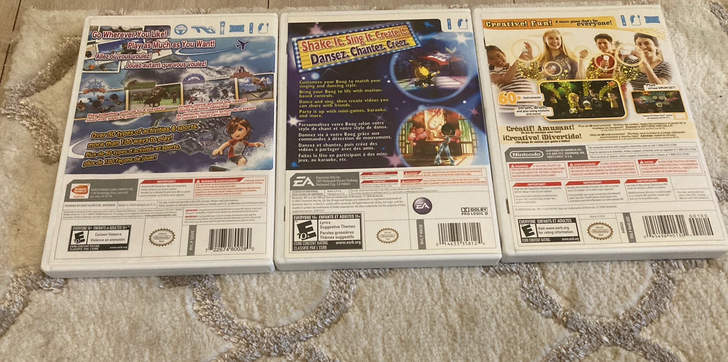 Nintendo Wii Games - Go Vacation, Boogie, Wii Music - photo 2