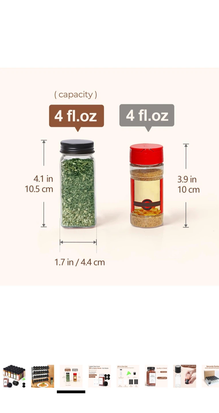 BNIB: Spice Jar Set with Labels - photo 4