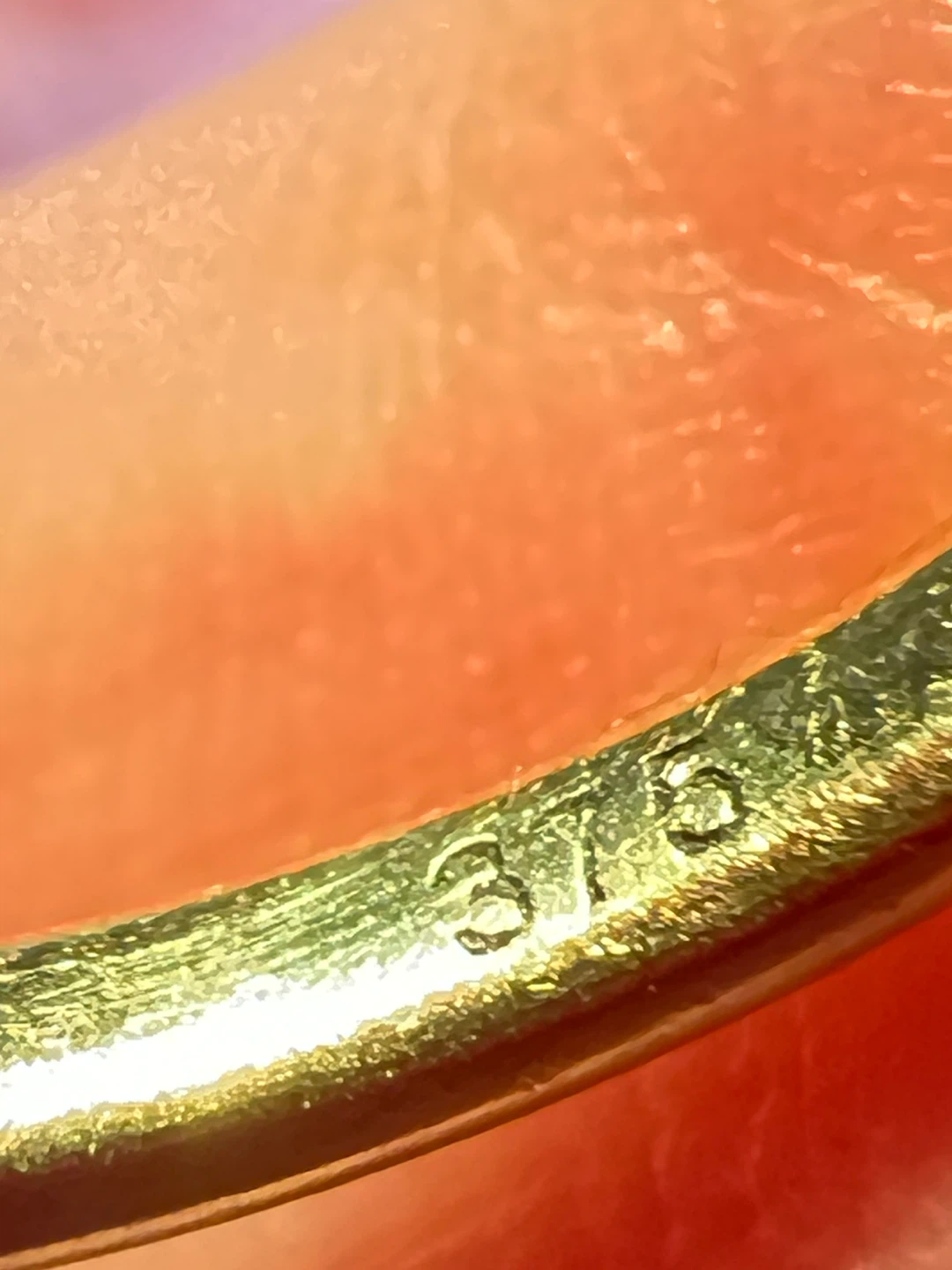 9 k Gold Wedding Band and Diamond Engagement Ring Set - photo 3