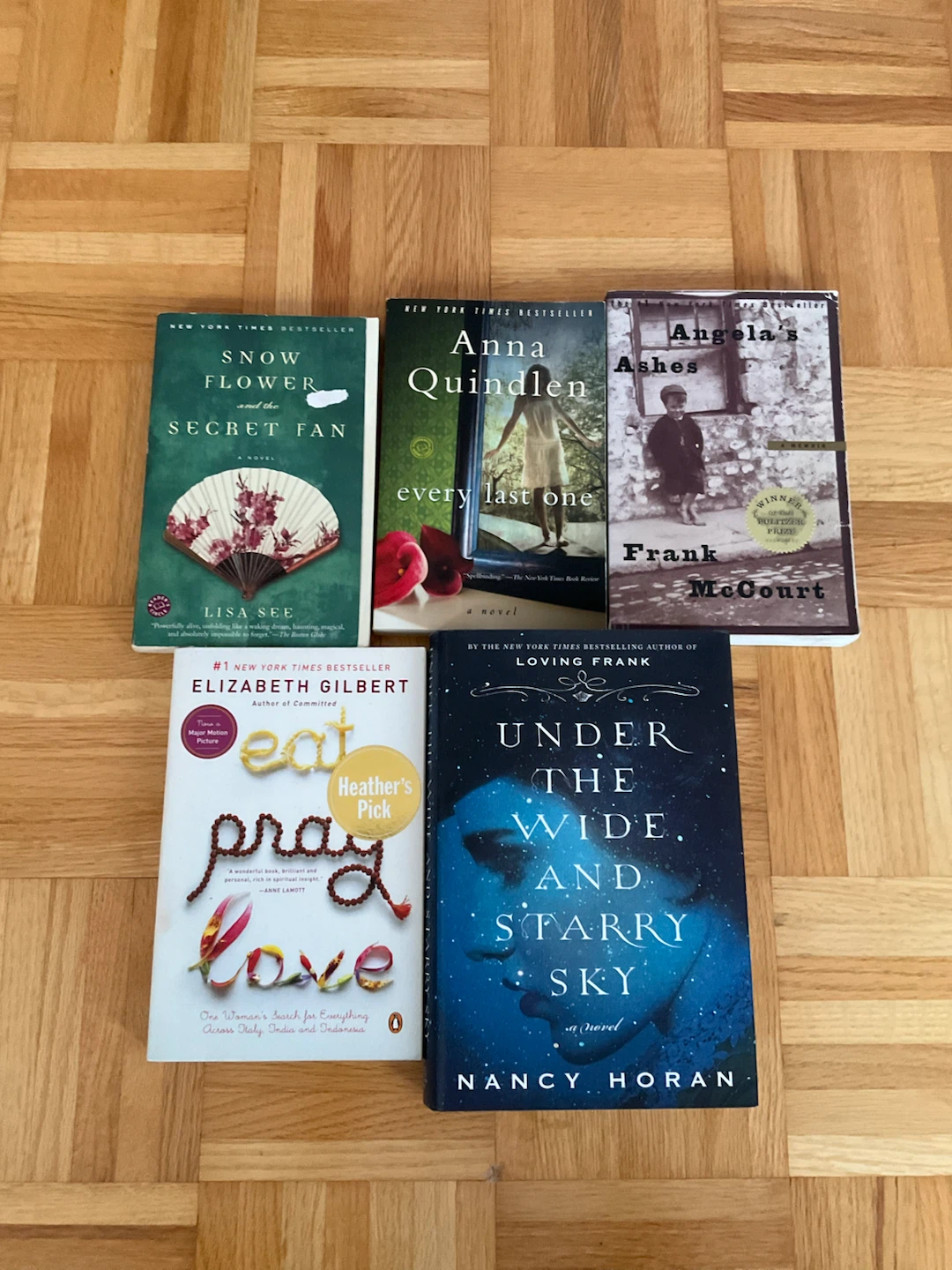 Book Bundle: New York Times Bestselling Novels x5
