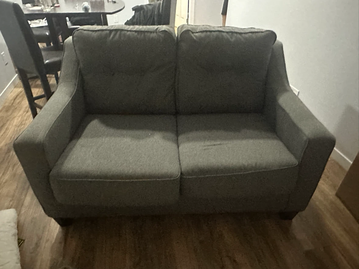 Grey Loveseat Sofa