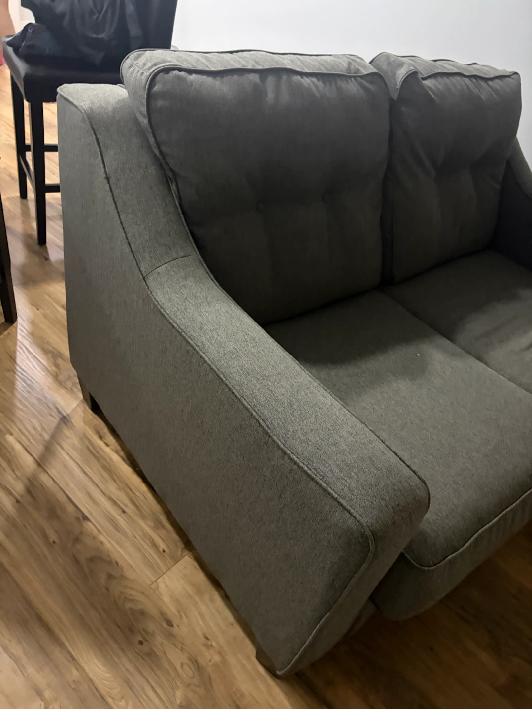 Grey Loveseat Sofa - photo 4
