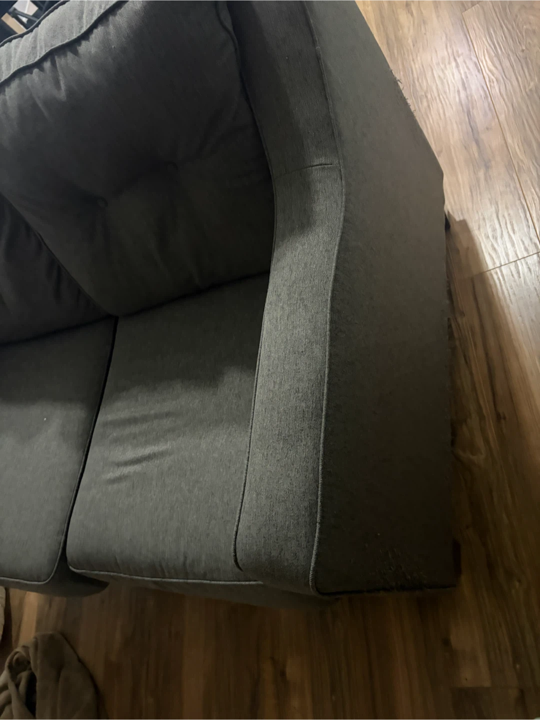 Grey Loveseat Sofa - photo 5