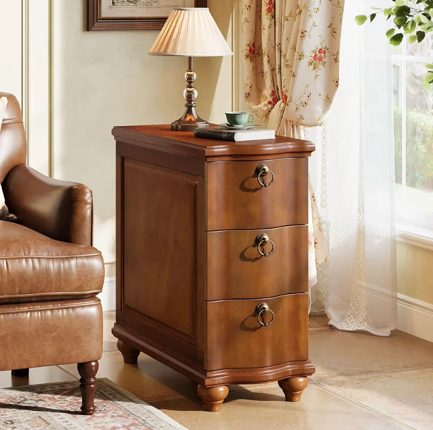 Brand new Solid Wood 3-Drawer Accent Table