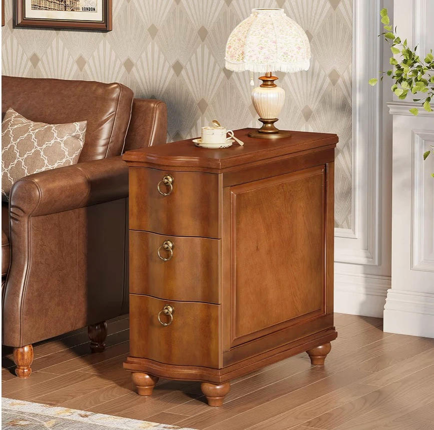 Brand new Solid Wood 3-Drawer Accent Table - photo 3