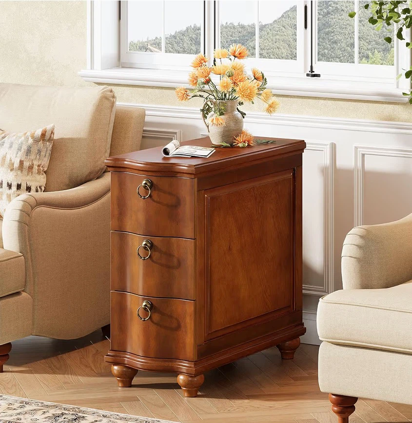 Brand new Solid Wood 3-Drawer Accent Table - photo 4