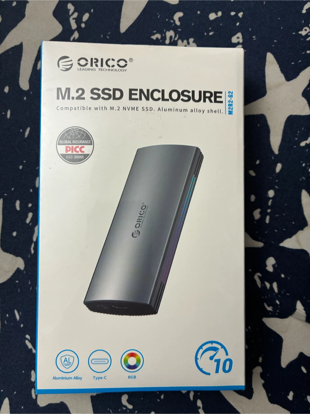 ORICO M.2 NVME SSD Enclosure USB Type-C Aluminum