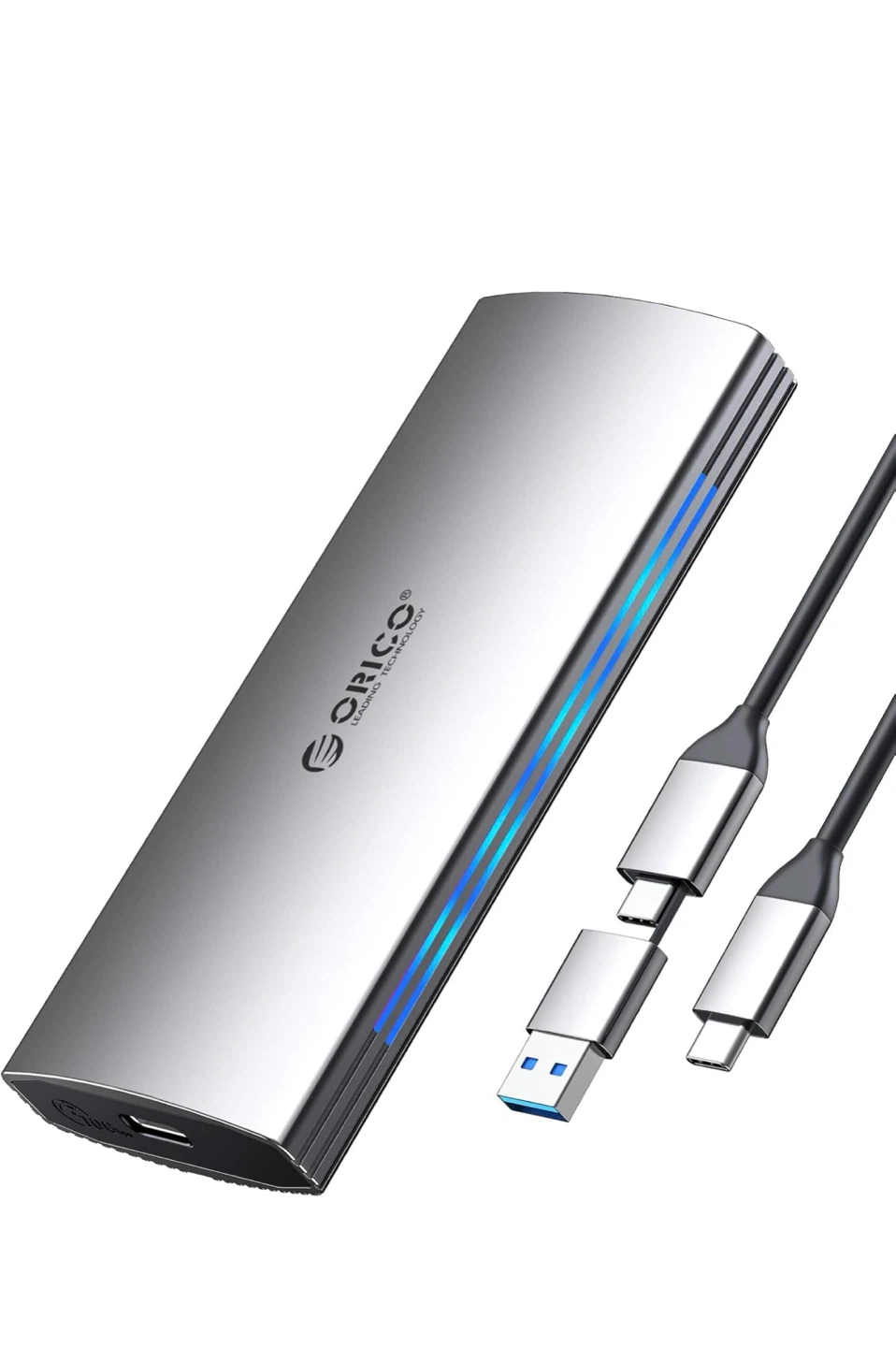 ORICO M.2 NVME SSD Enclosure USB Type-C Aluminum - photo 2