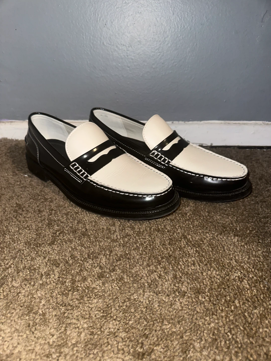 ALDO Men's Leather Loafers with Pillow Walk - US 8 - Worn Once