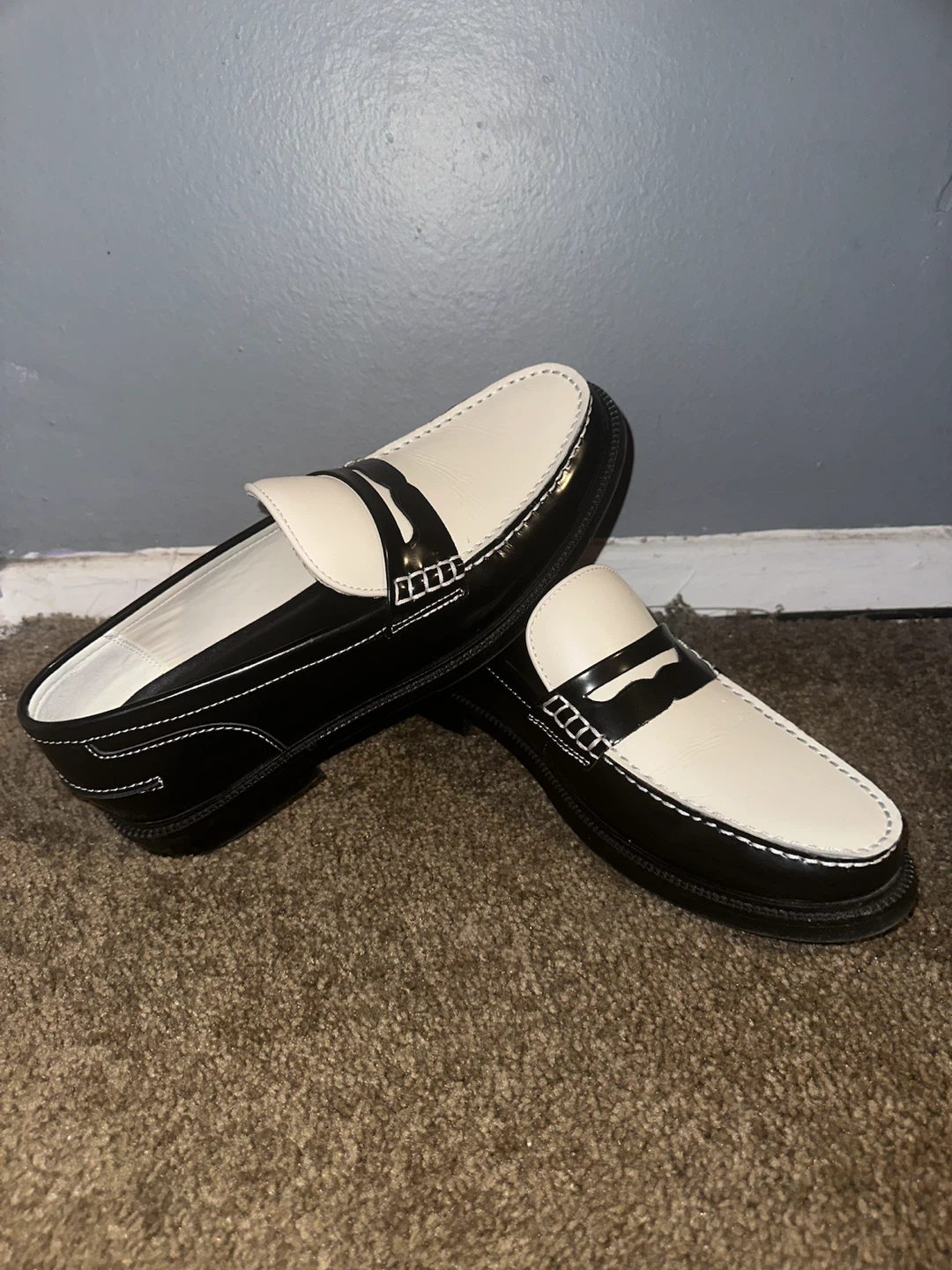 ALDO Men's Leather Loafers with Pillow Walk - US 8 - Worn Once - photo 2