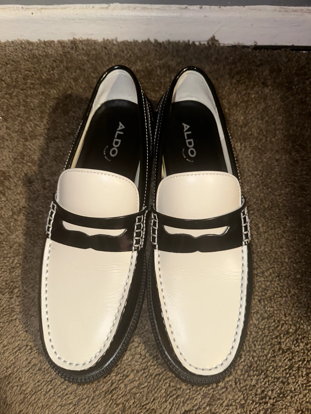 ALDO Men's Leather Loafers with Pillow Walk - US 8 - Worn Once - photo 3