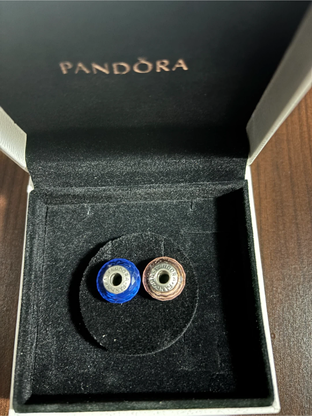 Pandora Charms (Blue and Pink)$25 for two