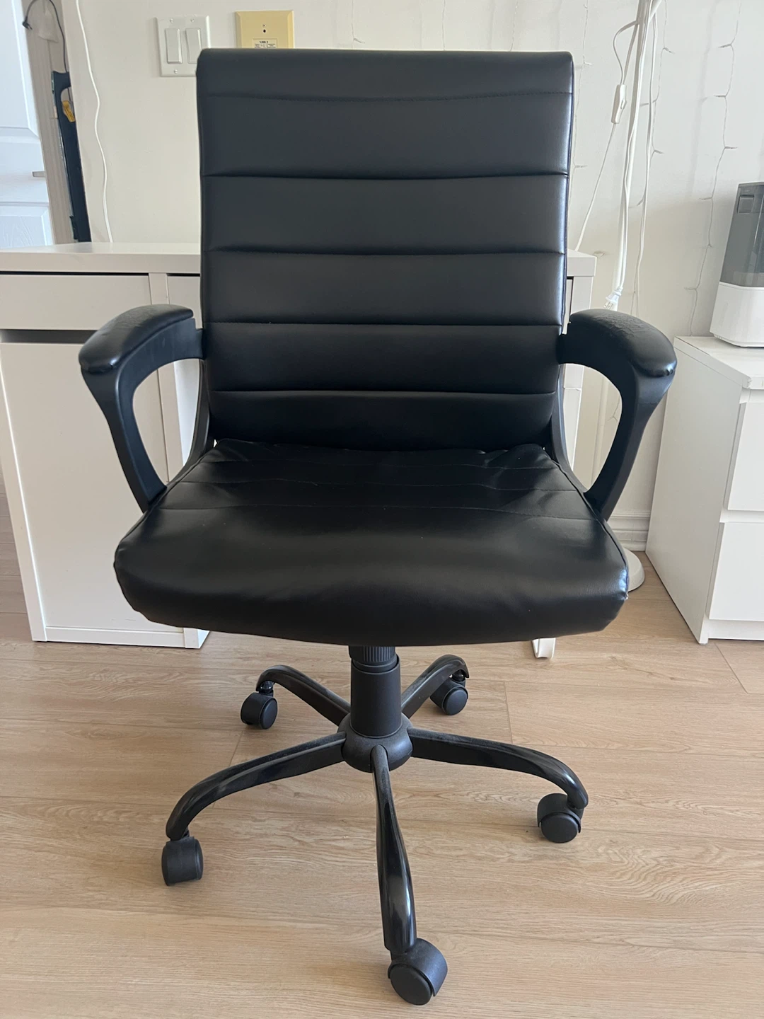 Ikea Office Desk & Staples Office Chair - photo 2