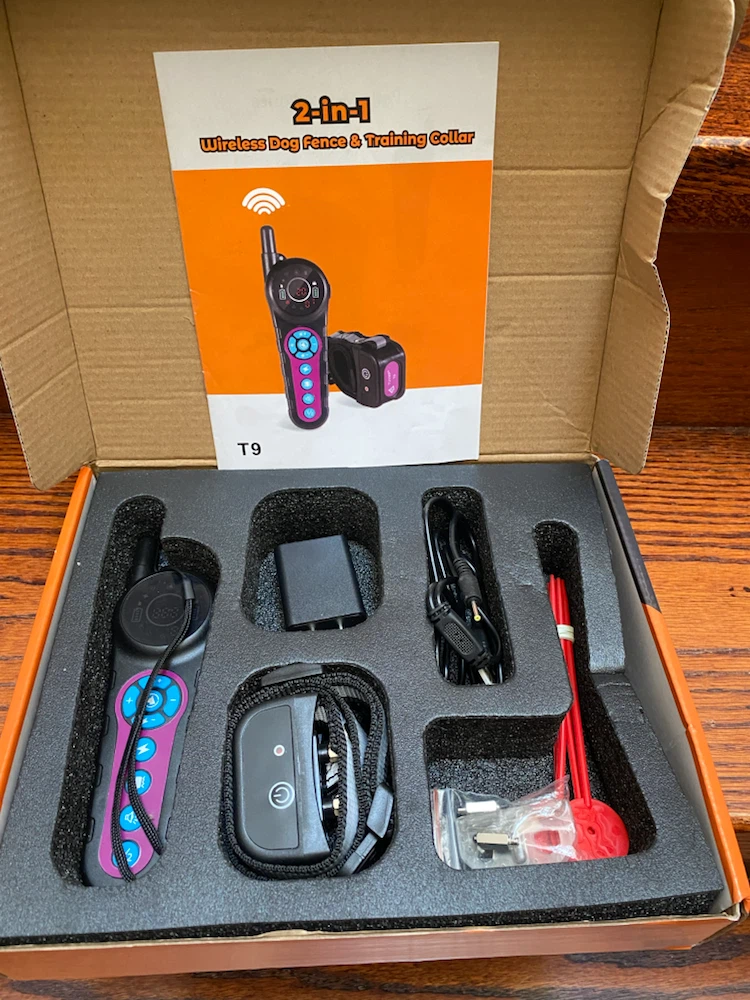T9 2-in-1 Wireless Dog Fence & Training Collar - photo 2