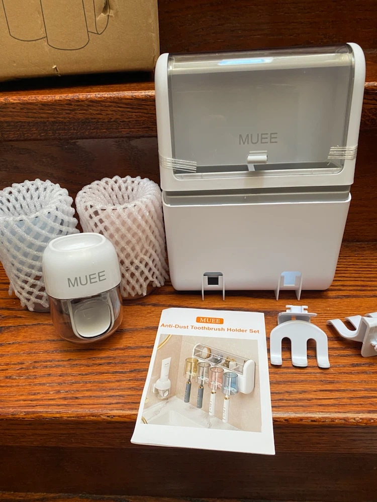 MUUE Anti-Dust Toothbrush Holder Set - photo 2