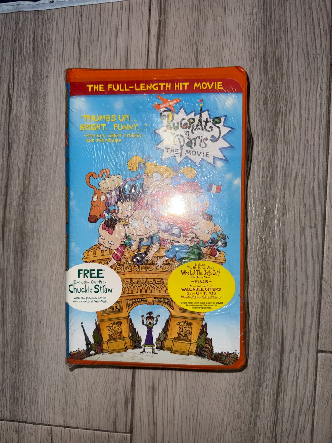 Sealed !!!! The Rugrats Movie in Paris VHS