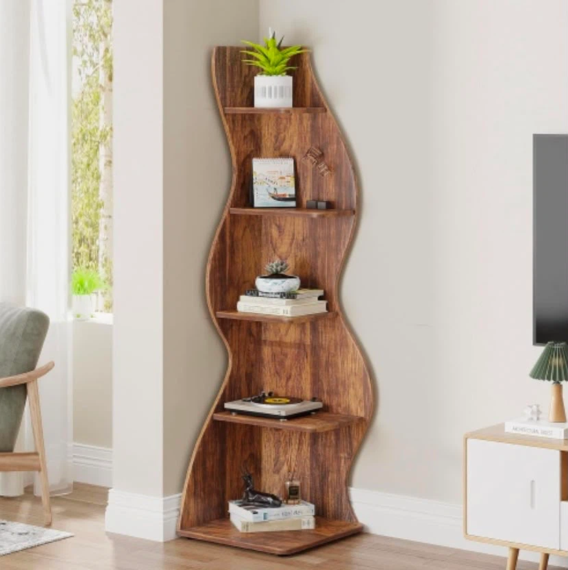 Brand new Tribesigns Corner Bookshelf