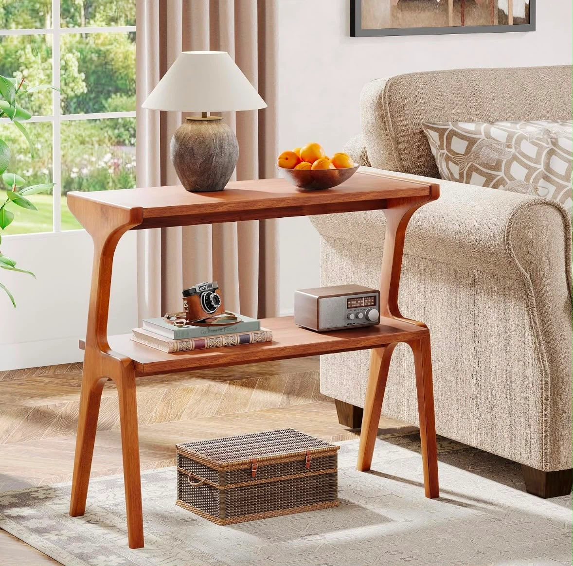 Bramd new tribesigns Solid  Wood Side Table - photo 3