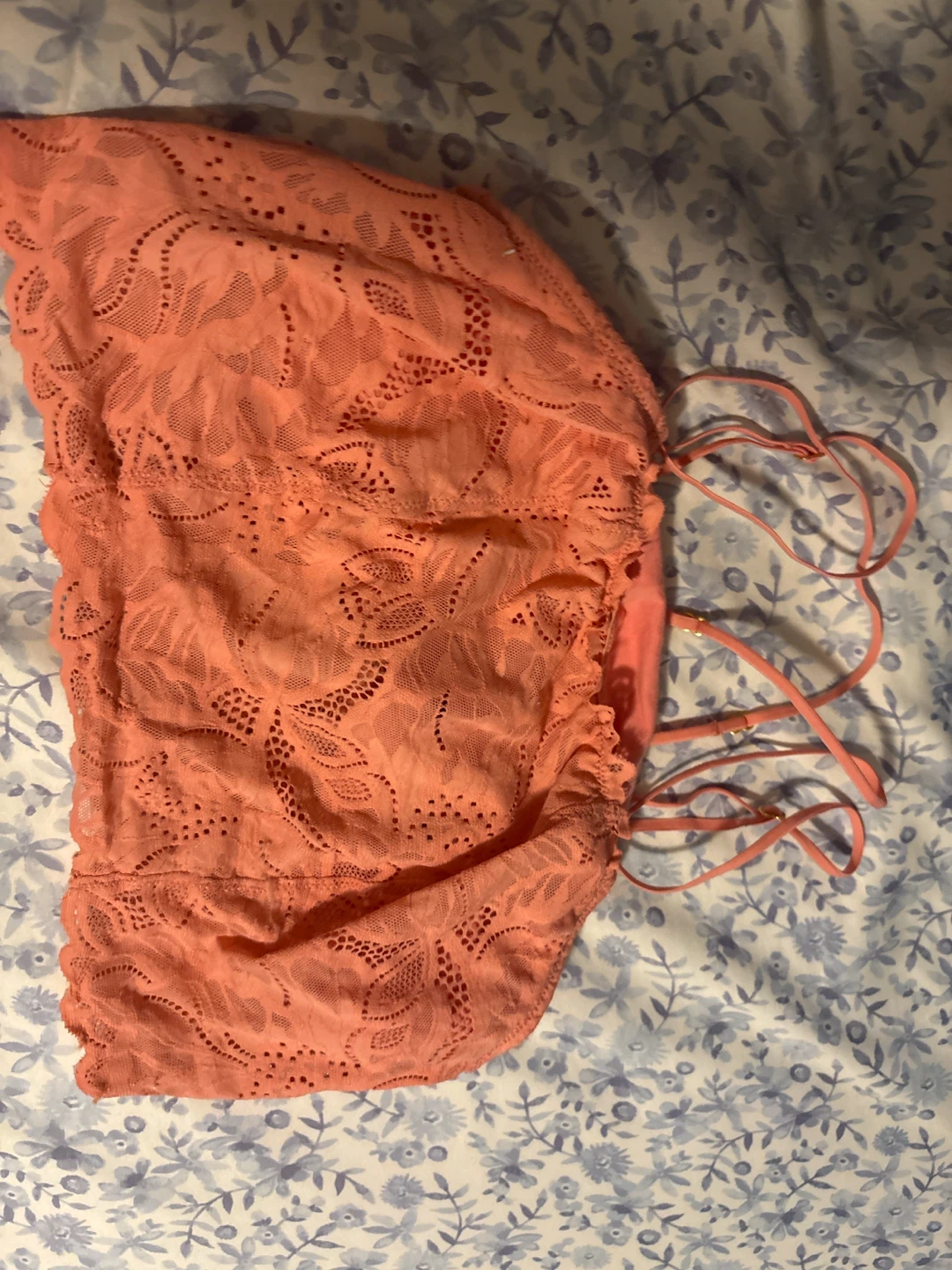 Aerie Lace Bralette with XS Peach