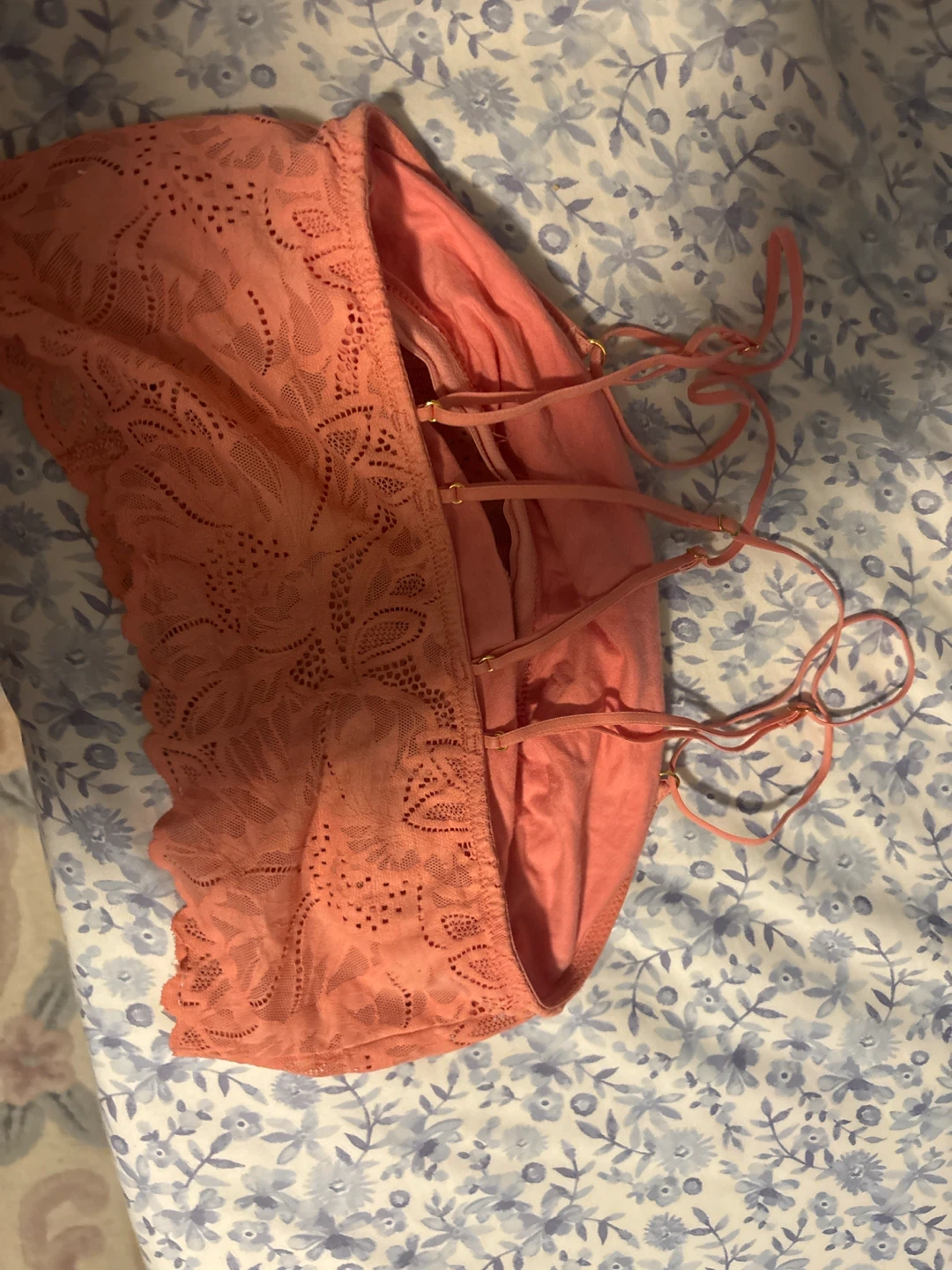 Aerie Lace Bralette with XS Peach - photo 2