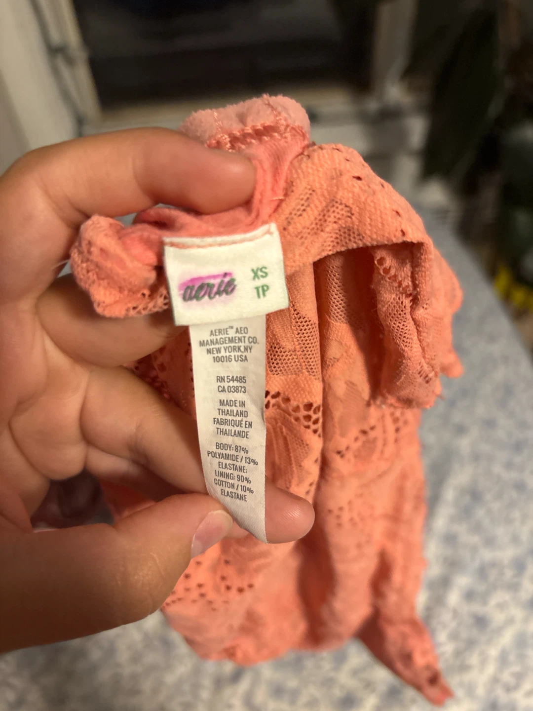Aerie Lace Bralette with XS Peach - photo 3