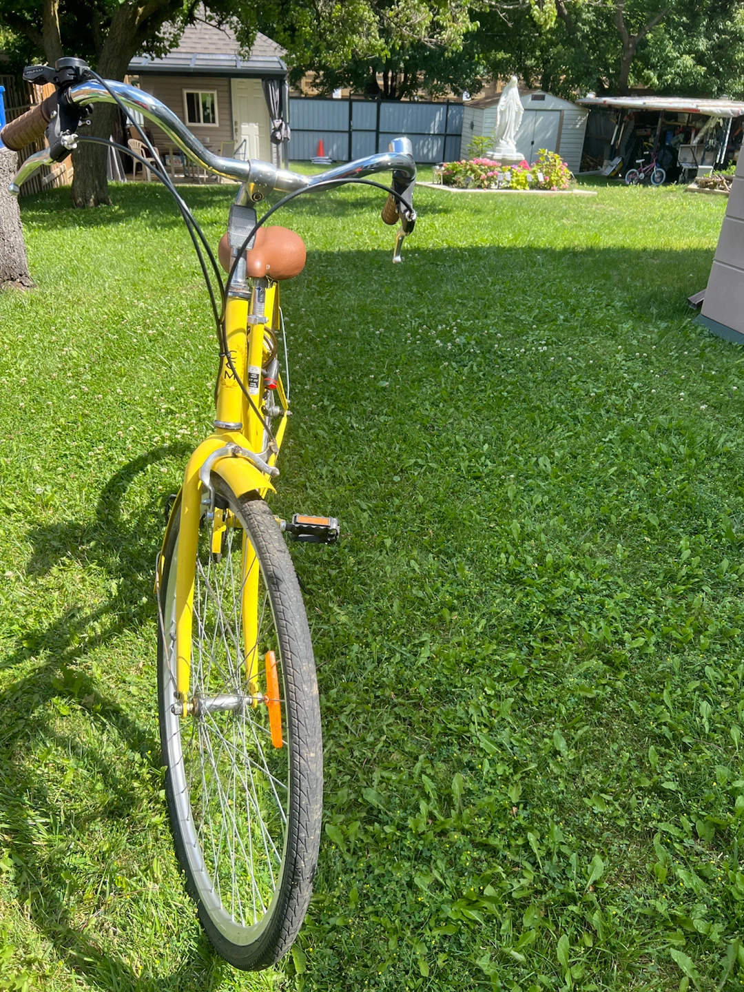 Yellow CCM Toulouse Cruiser Bicycle