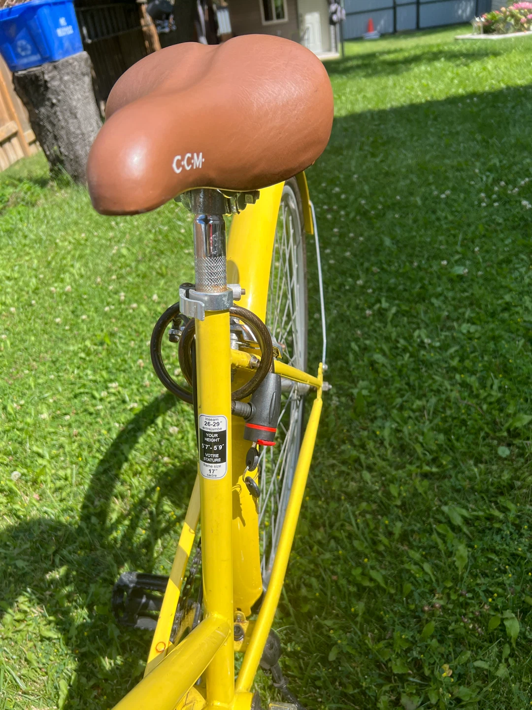 Yellow CCM Toulouse Cruiser Bicycle - photo 3