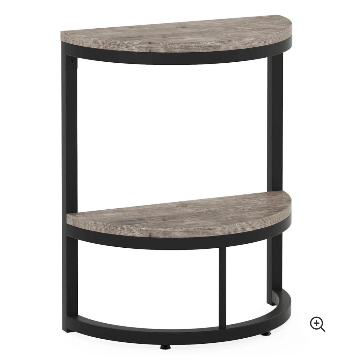 Brand new tribesigns Half Round End Table with Metal Frame - photo 2