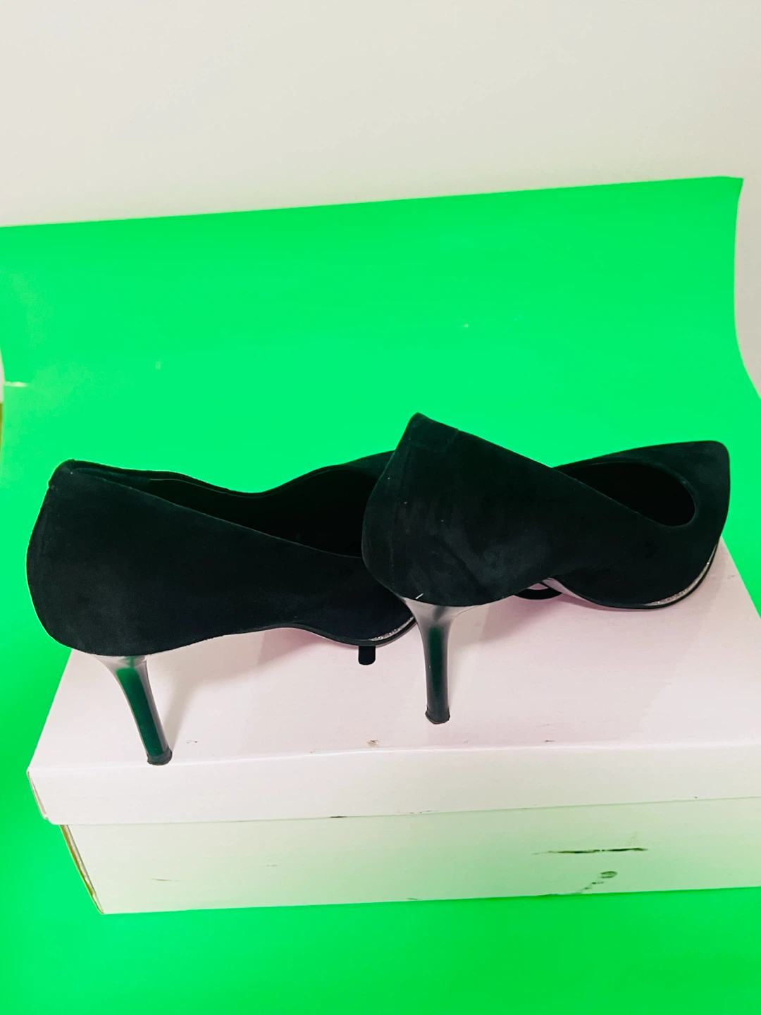 Black Suede 2” Heels - photo 2