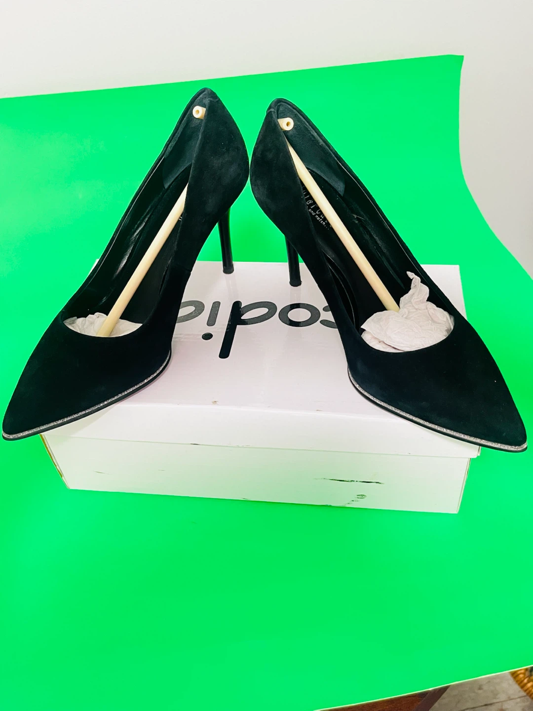 Black Suede 2” Heels - photo 5