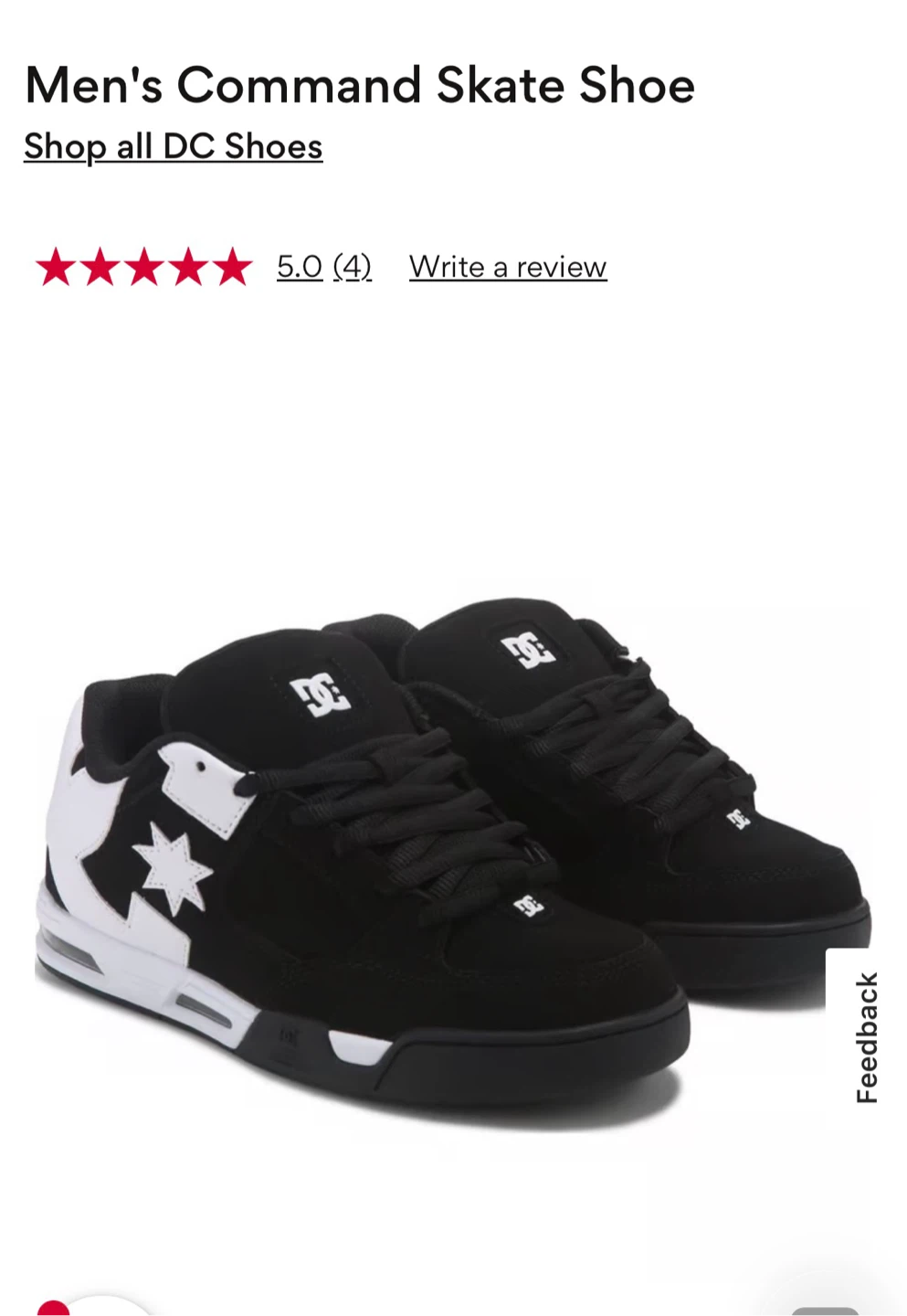 DC Shoes Men's Command Skate Shoe