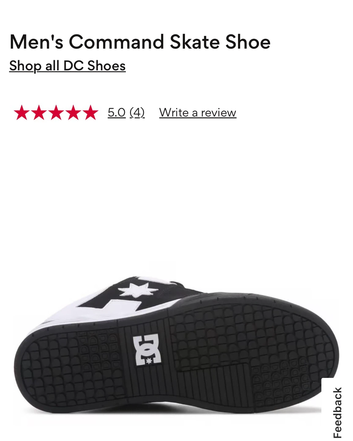 DC Shoes Men's Command Skate Shoe - photo 3