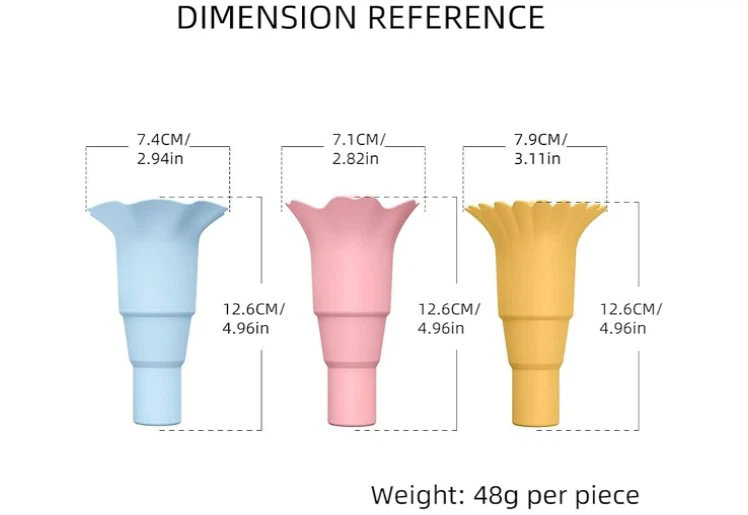 Silicone Ice Cream Cone Holders - 3 Pieces - photo 4