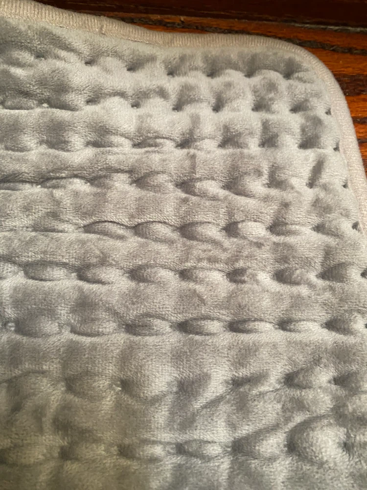 Grey Heating Pad with Controller - photo 2
