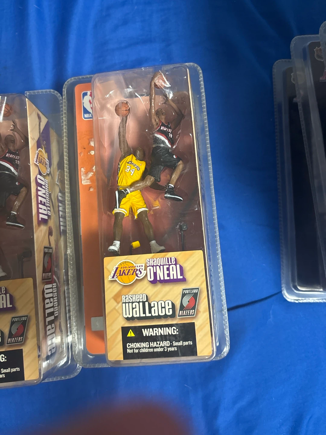 NBA Action Figures - Shaquille O'Neal & Rasheed Wallace