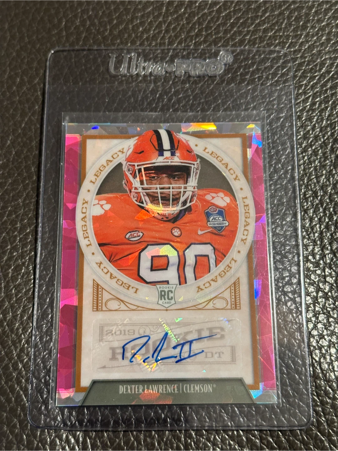 2019 Panini Legacy Dexter Lawrence Rookie Auto 2/10! - photo 4