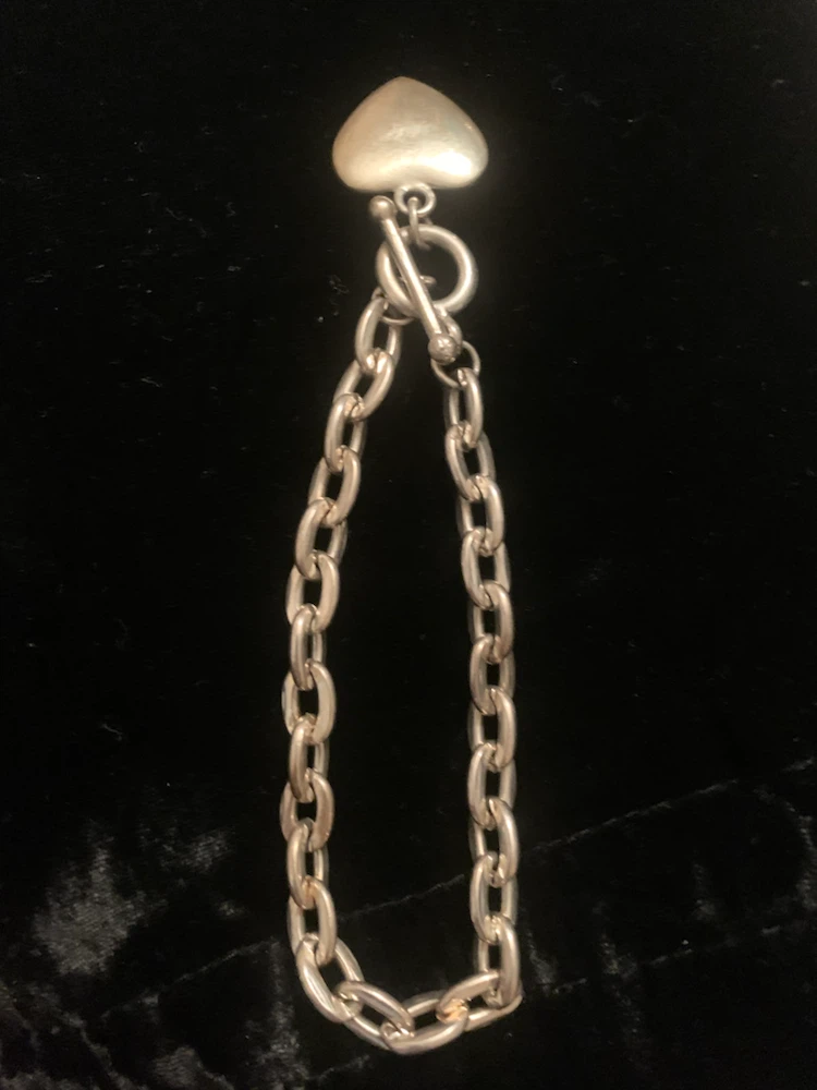 Silver Heart Charm Bracelet - photo 2
