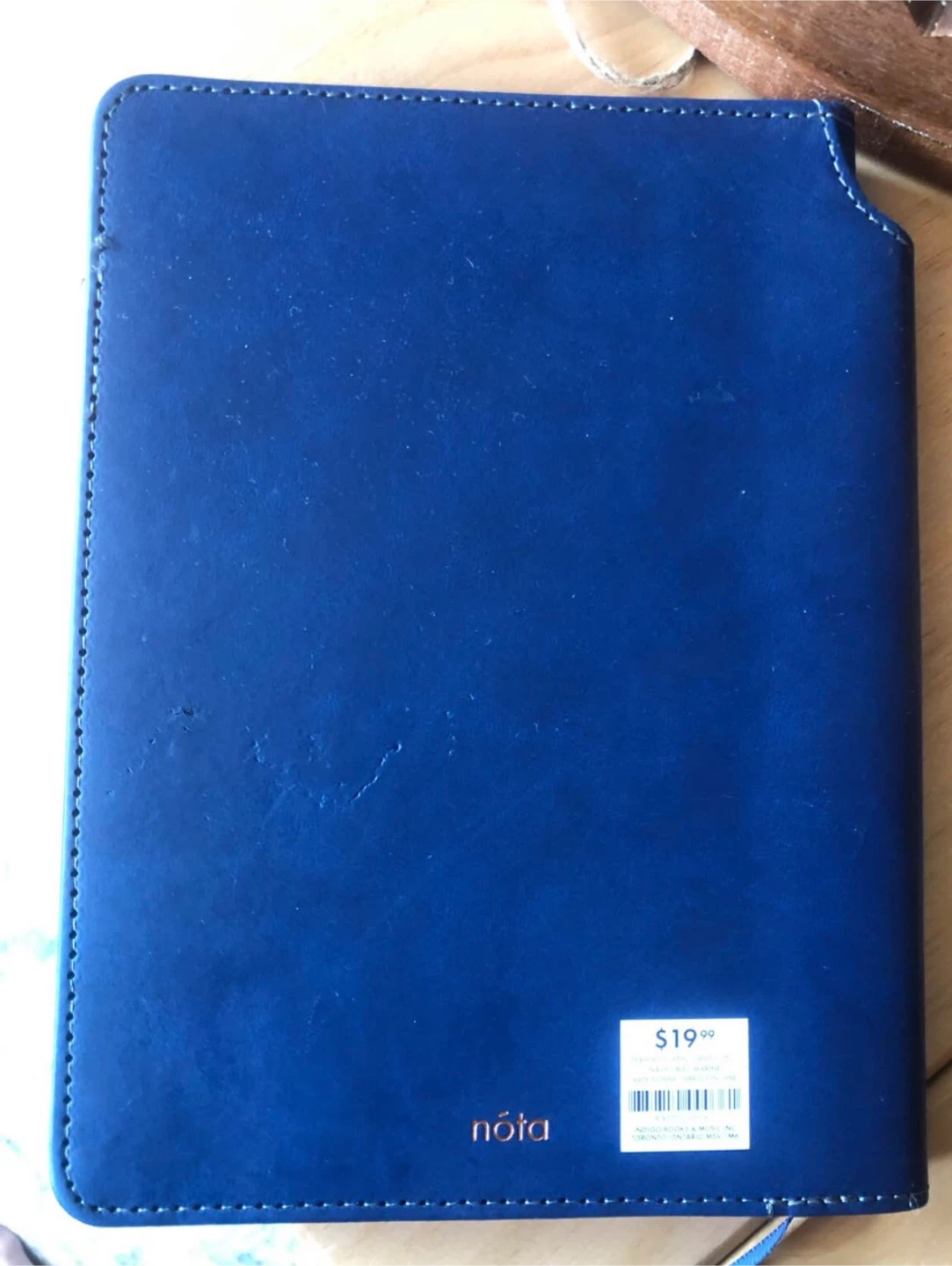 NEW Nota Blue Notebook From indigo & Set of 4 Lined Notebooks - photo 3