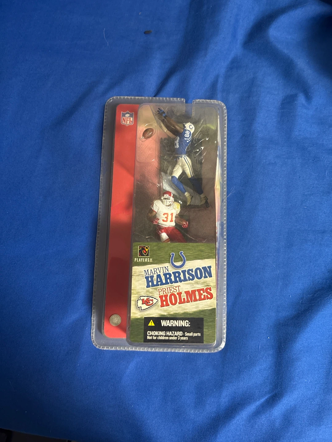 NFL Players Marvin Harrison & Priest Holmes Action Figures