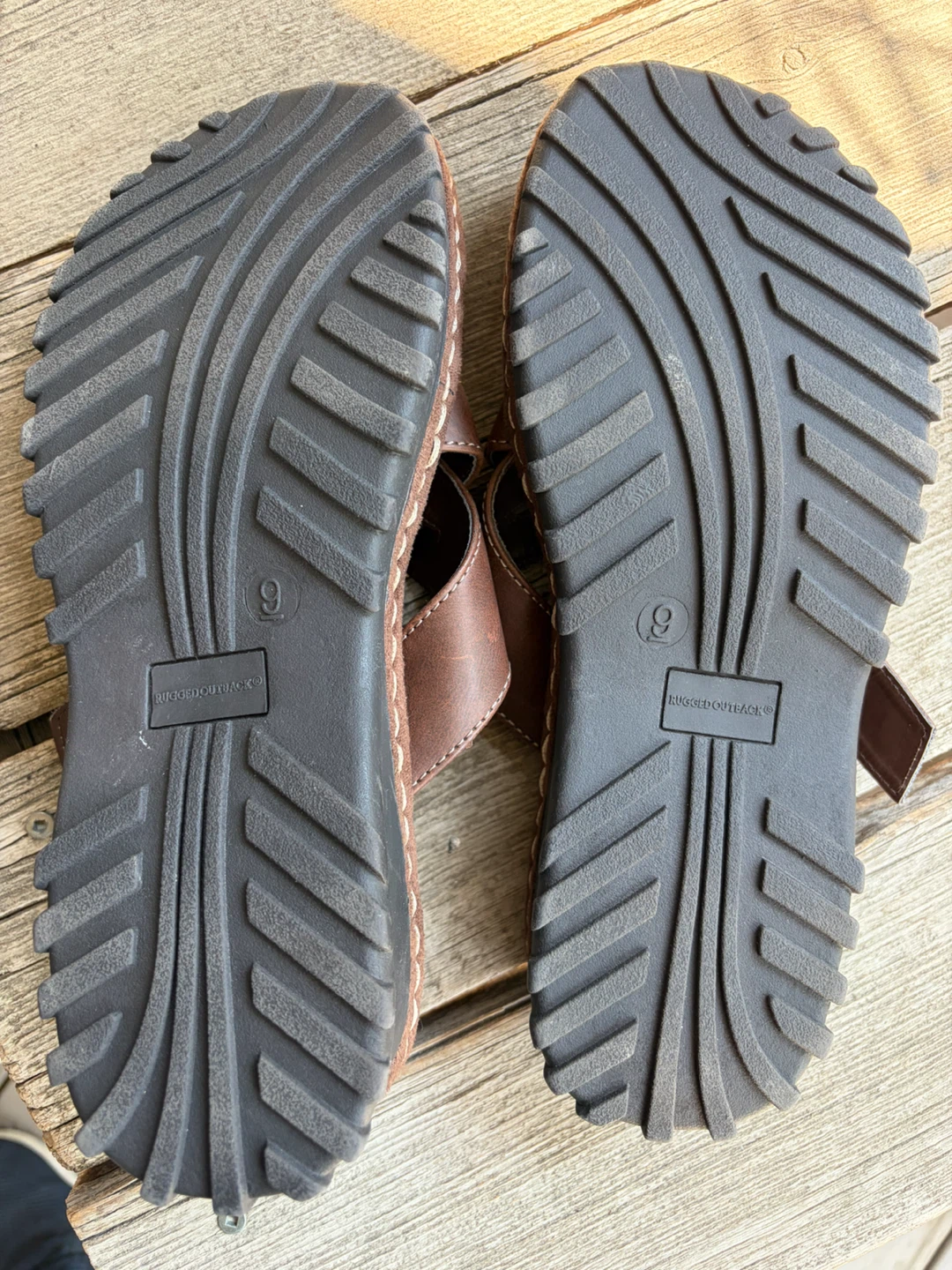 Rugged Outback Brown Leather Sandals - photo 3