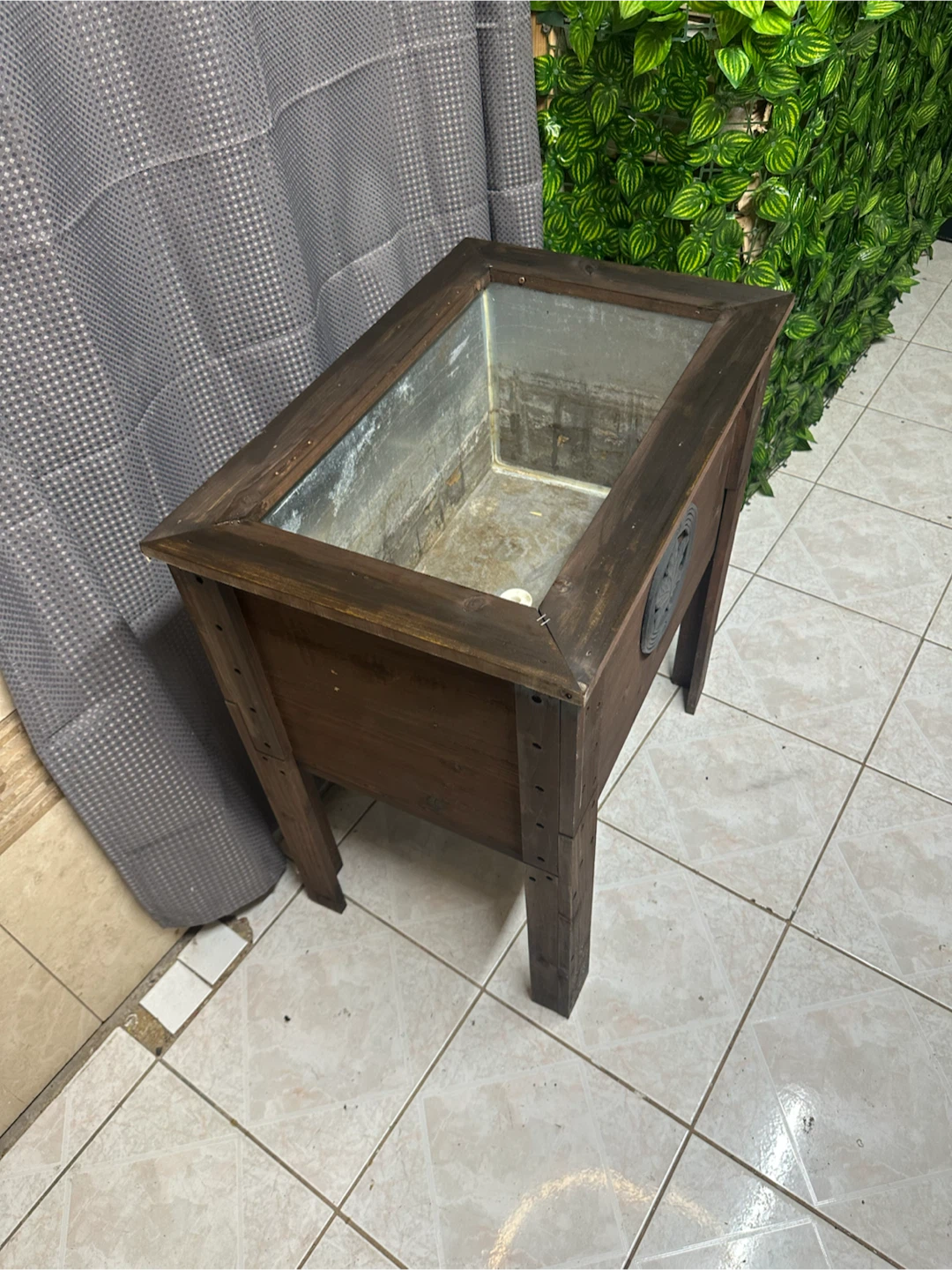 🌿 Wooden Planter Box with Metal Liner - photo 2