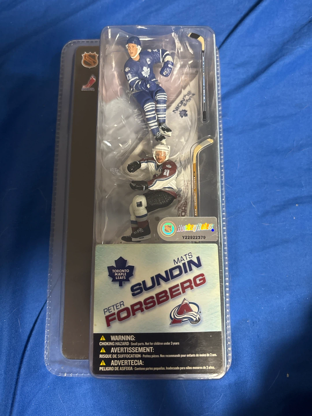 Hockey Hall of Fame Peter Forsberg & Mats Sundin Action Figures