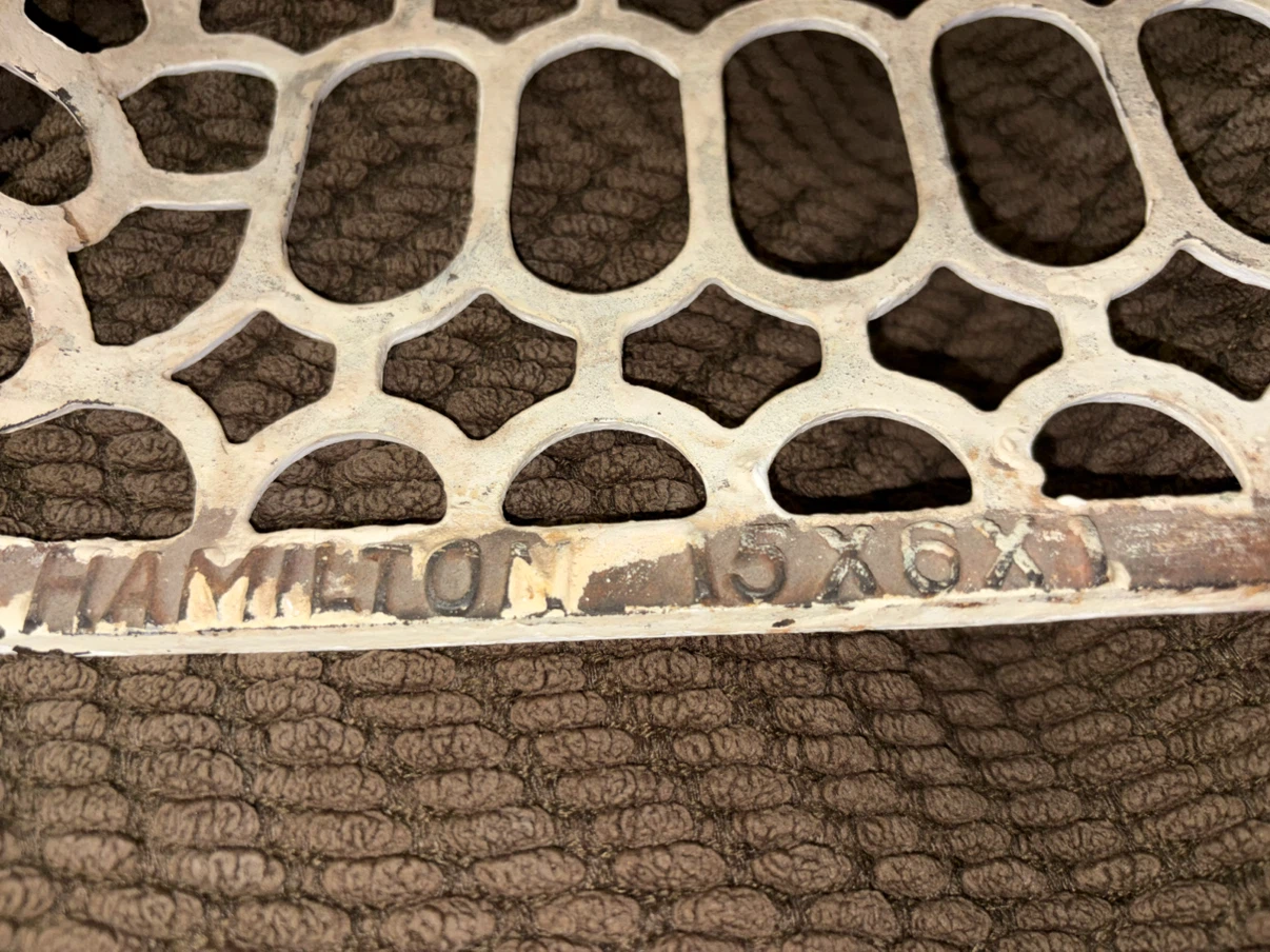Vintage Hamilton 15x6 Vent Grill - photo 3