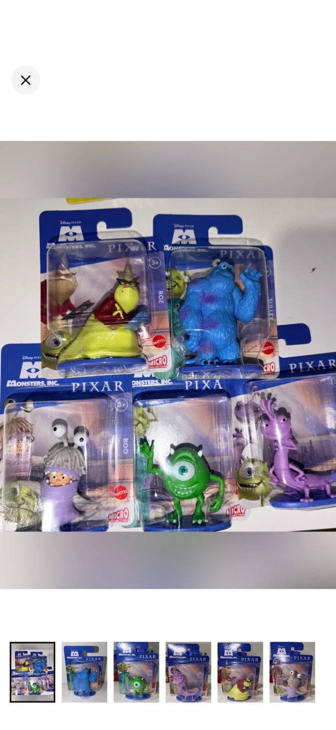 Disney Pixar Monsters Inc. Micro Collection Figures