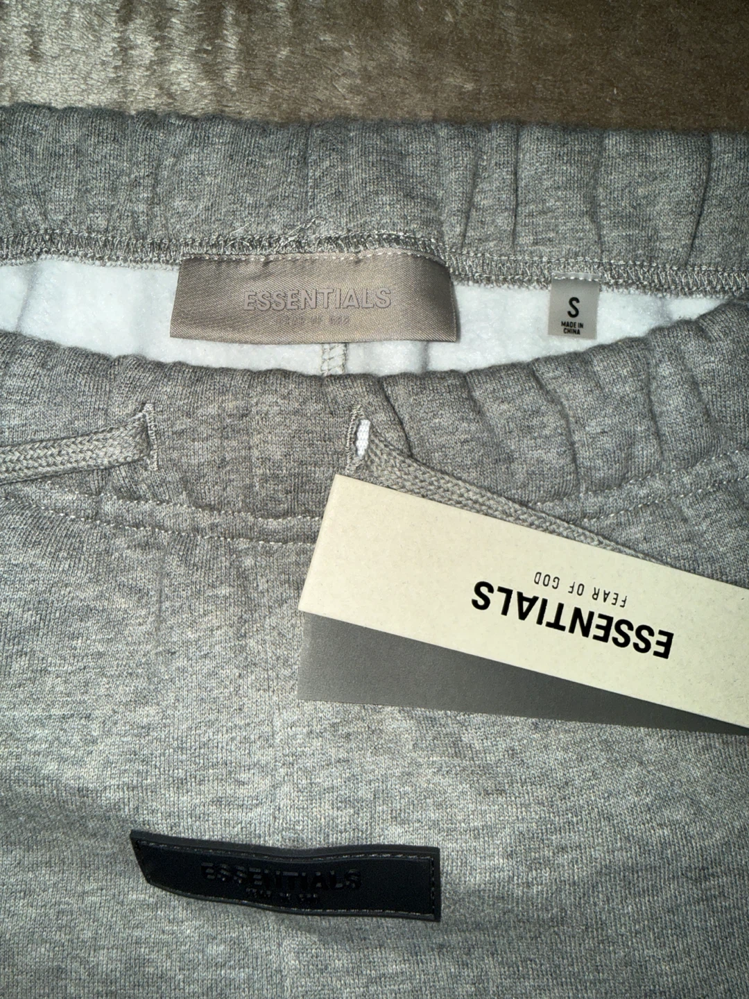 Essentials Fear of God Grey Sweatpants - photo 2