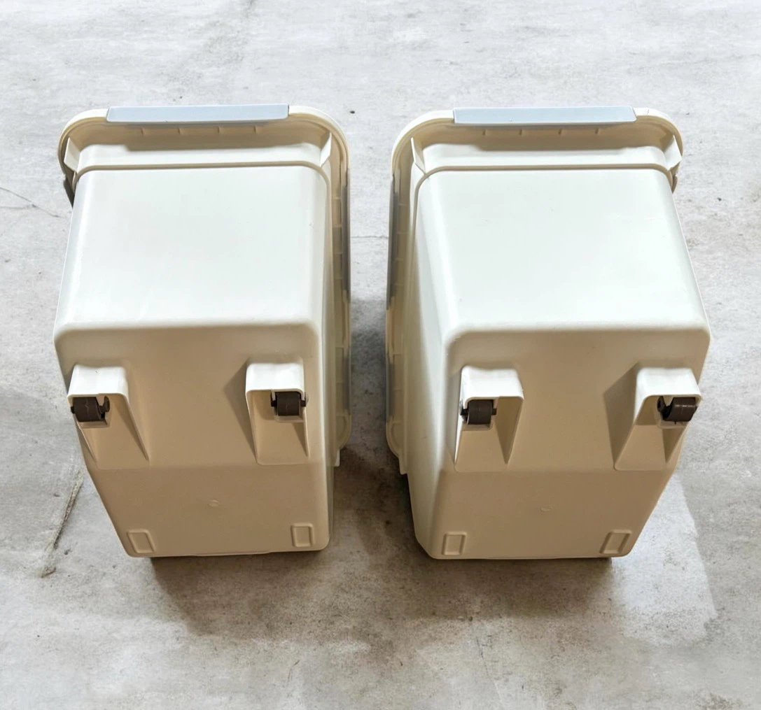 Set of 2 Rolling Plastic Pantry Storage Bins 15 L Each - photo 4